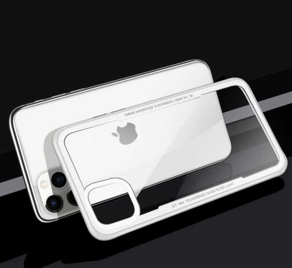 Apple iPhone 11 Pro Max Kılıf Craft Arka Kapak - Beyaz