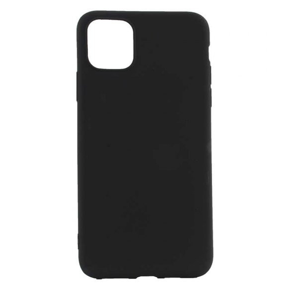 Apple iPhone 11 Pro Max Kılıf Premier Silikon Kapak - Siyah