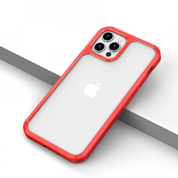 Apple iPhone 11 Pro Max Kılıf Roll Kapak - Kırmızı