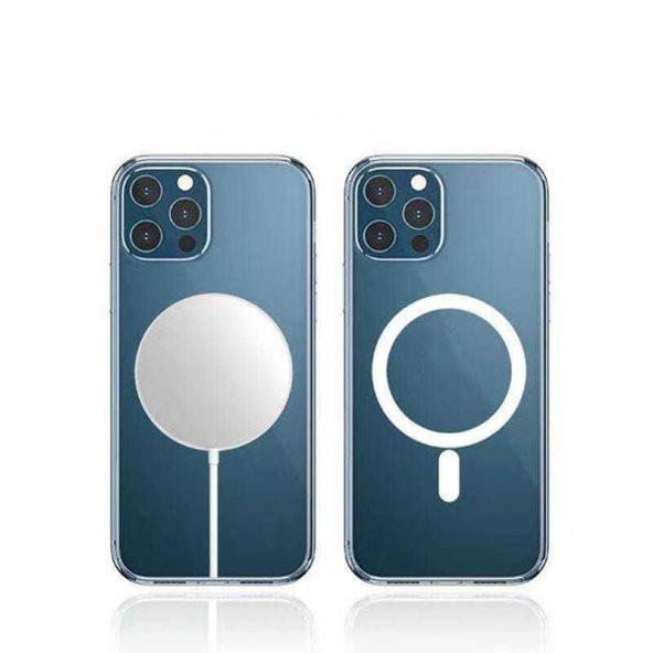 Apple iPhone 11 Pro Max Kılıf Tacsafe Wireless Kapak - Renksiz