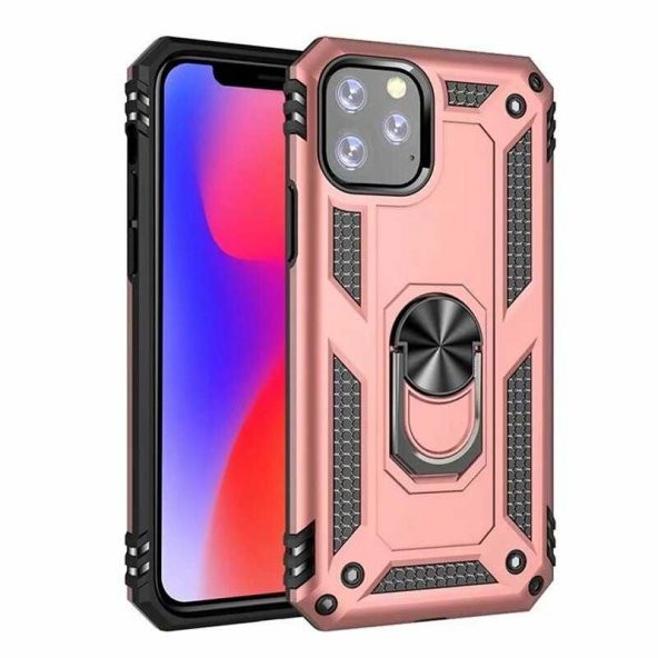 Apple iPhone 11 Pro Max Kılıf Vega Kapak - Rose Gold