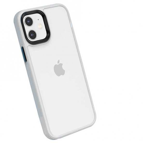 Apple iPhone 12 Kılıf ​​Cann Kapak - Beyaz