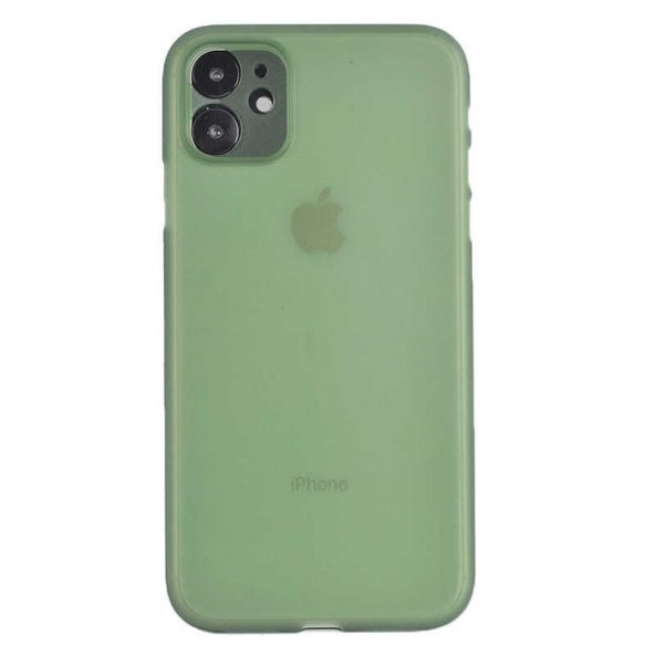 Apple iPhone 12 Kılıf ​​Tiny Kapak - Yeşil