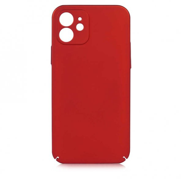 Apple iPhone 12 Kılıf Kapp Kapak - Kırmızı