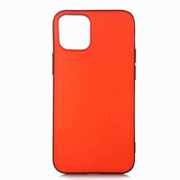 Apple iPhone 12 Kılıf Premier Silikon Kapak - Kırmızı