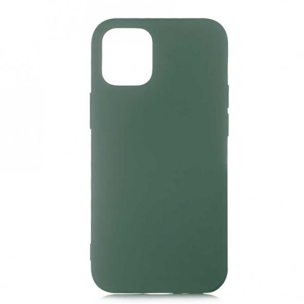 Apple iPhone 12 Mini Kılıf LSR Lansman Kapak - Koyu Yeşil