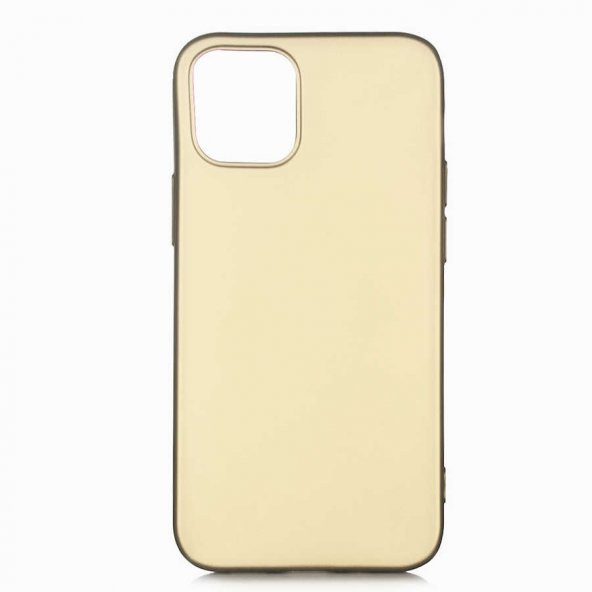 Apple iPhone 12 Mini Kılıf Premier Silikon Kapak - Gold