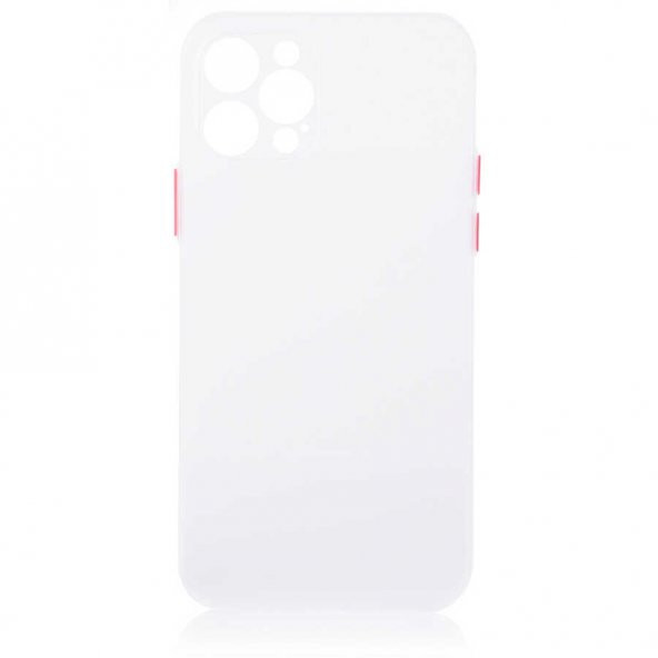 Apple iPhone 12 Pro Kılıf ​​​​Slims Kapak - Renksiz