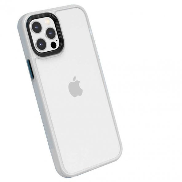 Apple iPhone 12 Pro Kılıf ​​Cann Kapak - Beyaz