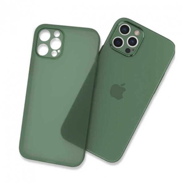 Apple iPhone 12 Pro Kılıf ​​Tiny Kapak - Yeşil