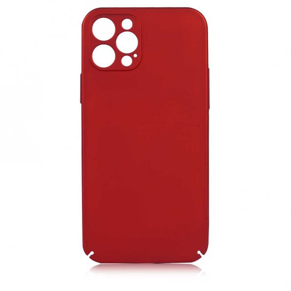 Apple iPhone 12 Pro Kılıf Kapp Kapak - Kırmızı