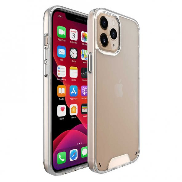 Apple iPhone 12 Pro Max Kılıf Gard Silikon - Renksiz