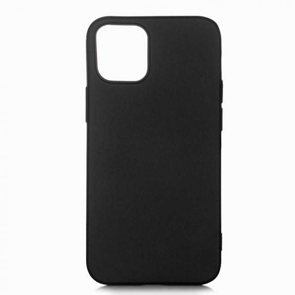 Apple iPhone 12 Pro Max Kılıf Premier Silikon Kapak - Siyah
