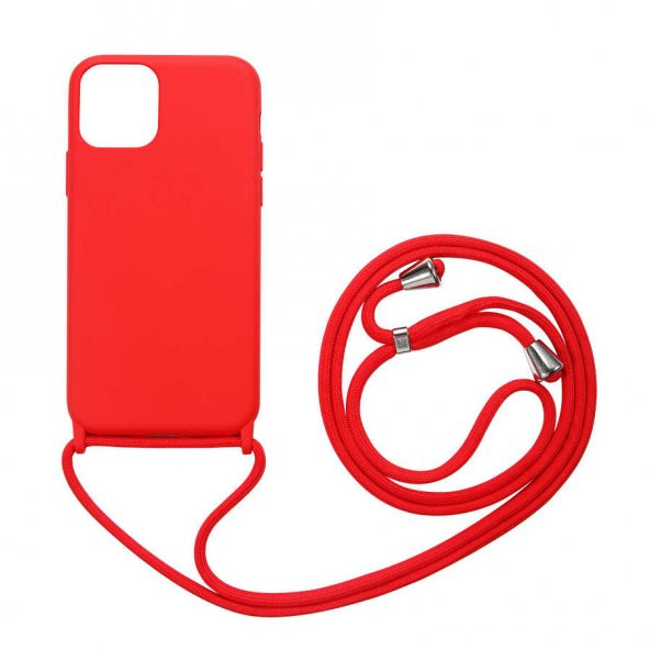 Apple iPhone 12 Pro Max Kılıf Ropi Kapak - Kırmızı