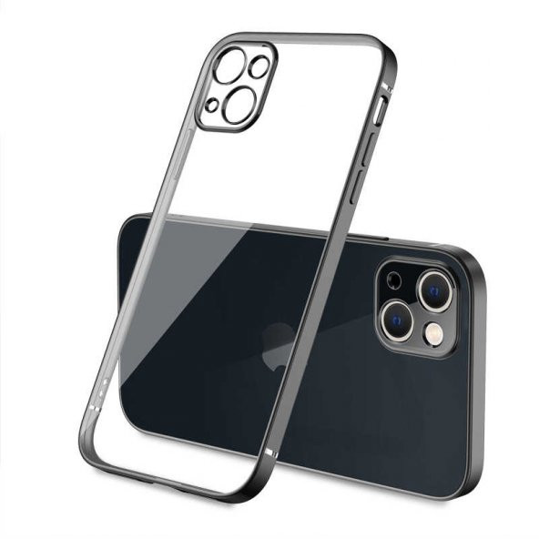 Apple iPhone 13 Kılıf Gbox Kapak - Siyah