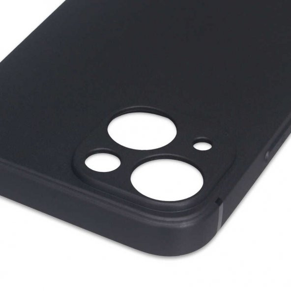 Apple iPhone 13 Mini Kılıf İmax Silikon - Siyah