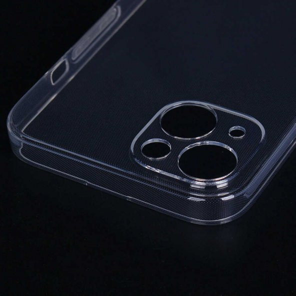Apple iPhone 13 Mini Kılıf İmax Silikon - Renksiz
