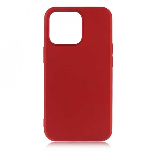 Apple iPhone 13 Pro Kılıf Premier Silikon Kapak - Kırmızı