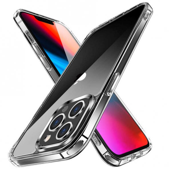 Apple iPhone 13 Pro Max Kılıf Forst Kapak - Renksiz