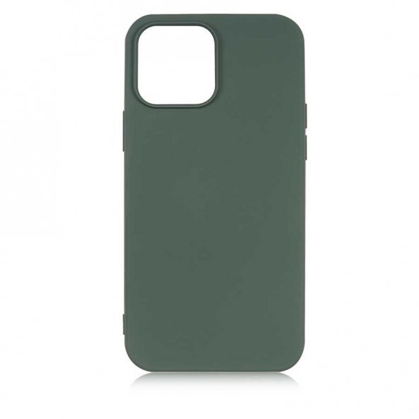 Apple iPhone 13 Pro Max Kılıf LSR Lansman Kapak - Koyu Yeşil
