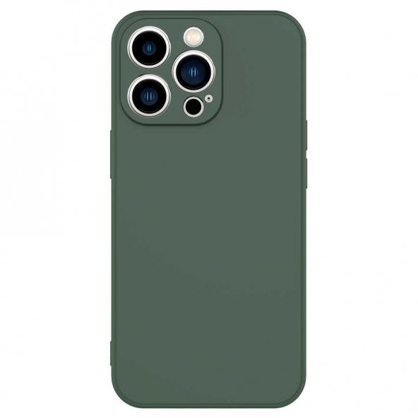 Apple iPhone 13 Pro Max Kılıf Mara Lansman Kapak - Koyu Yeşil