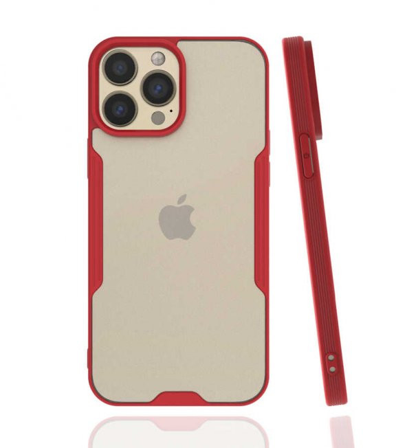 Apple iPhone 13 Pro Max Kılıf Parfe Kapak - Kırmızı