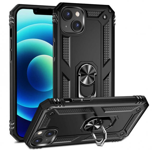 Apple iPhone 14 Plus Kılıf Vega Kapak - Siyah