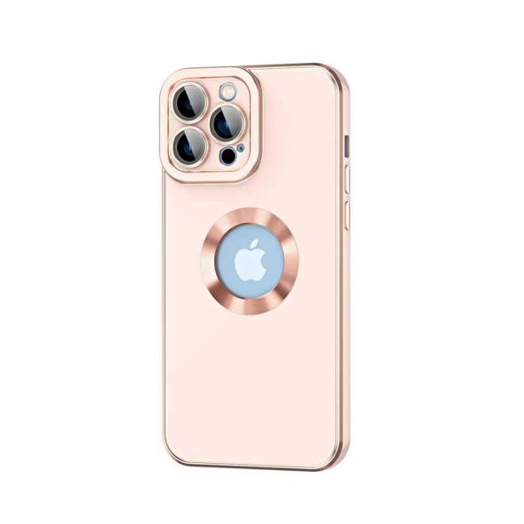 Apple iPhone 14 Pro Max Kılıf Kongo Kapak - Rose Gold