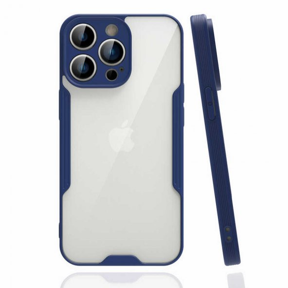 Apple iPhone 14 Pro Max Kılıf Parfe Kapak - Lacivert