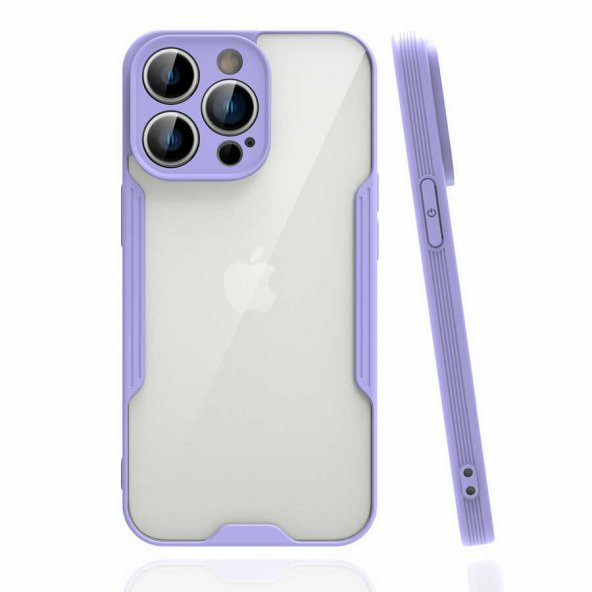 Apple iPhone 14 Pro Max Kılıf Parfe Kapak - Mor