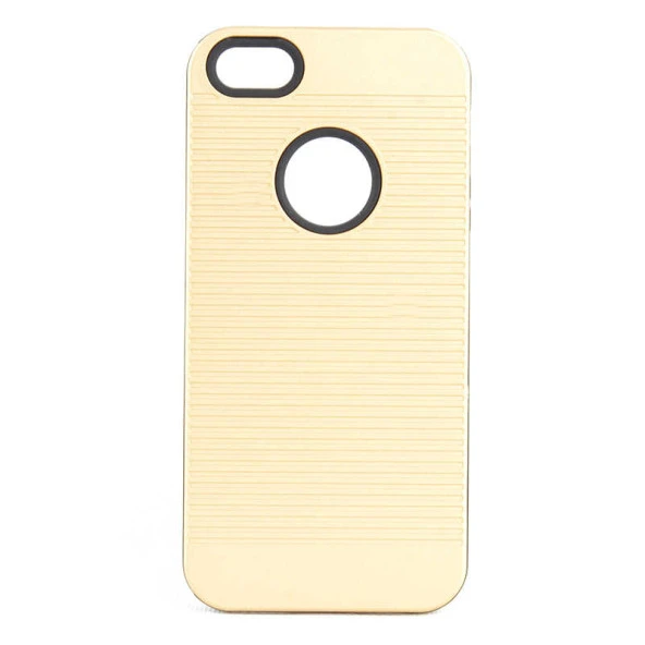 Apple iPhone 4S Kılıf Youyou Silikon Kapak - Gold