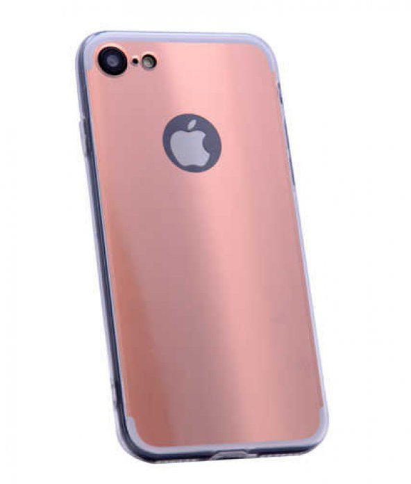 Apple iPhone 5 Kılıf 4D Silikon - Gold