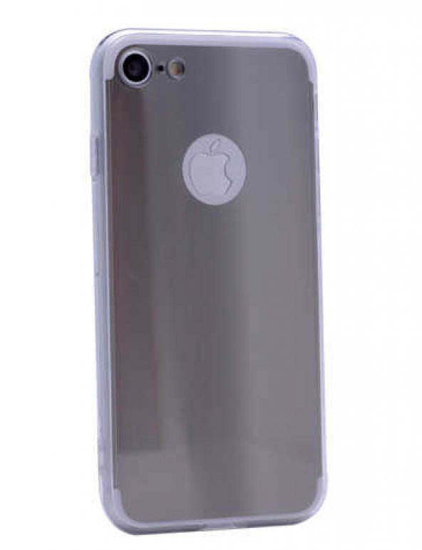 Apple iPhone 5 Kılıf 4D Silikon - Gri