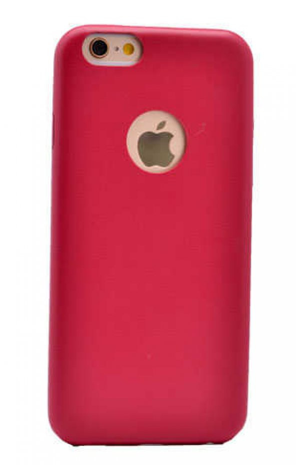 Apple iPhone 6 Kılıf 1-1 Deri Soft Kapak - Pembe