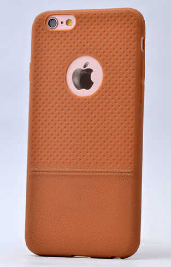 Apple iPhone 6 Kılıf Matrix Silikon - Kahverengi