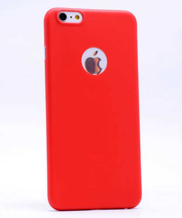 Apple iPhone 6 Plus Kılıf 1.Kalite PP Silikon - Kırmızı