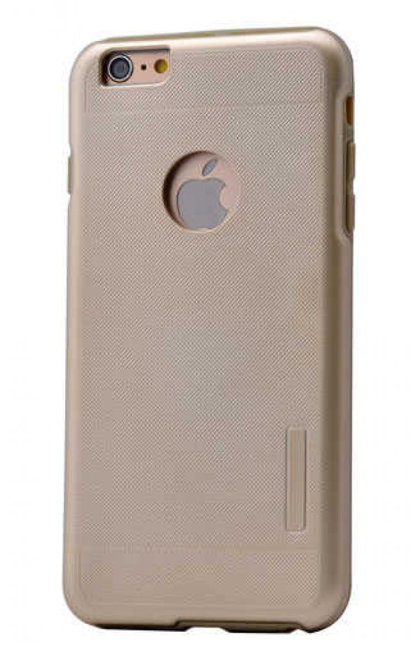 Apple iPhone 6 Plus Kılıf Armour Motomo Kapak - Gold