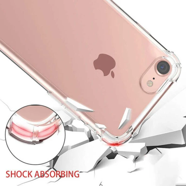 Apple iPhone 6 Plus Kılıf Nitro Anti Shock Silikon - Renksiz