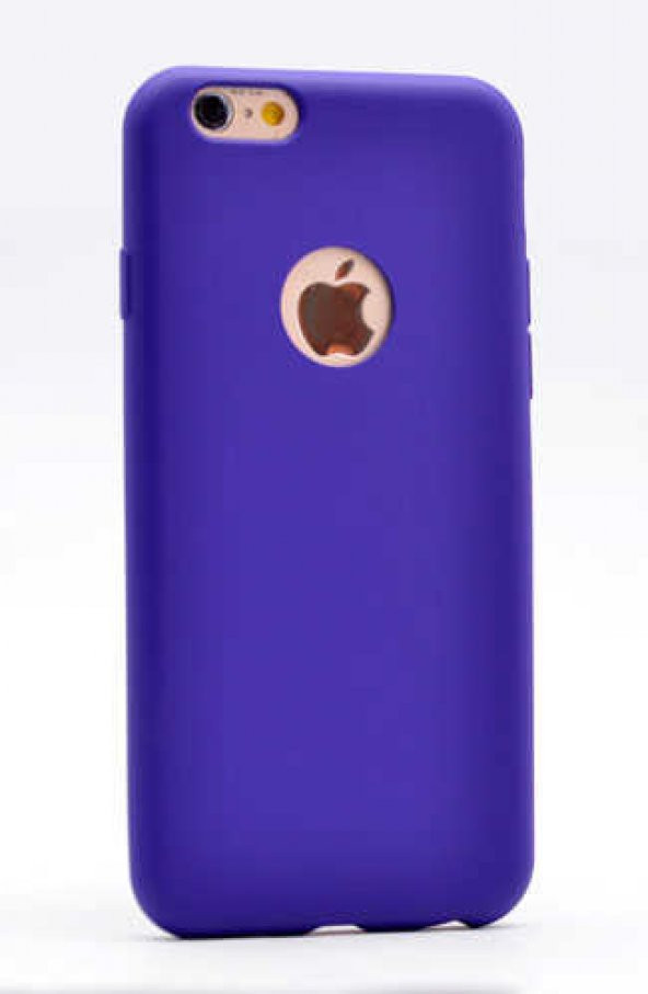 Apple iPhone 6 Plus Kılıf Premier Silikon Kapak - Mor