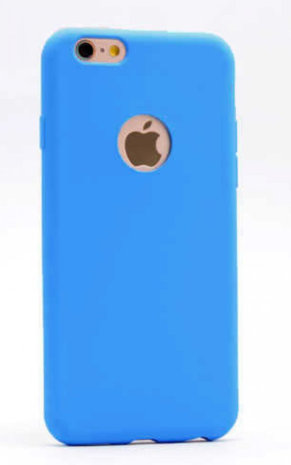 Apple iPhone 6 Plus Kılıf Premier Silikon Kapak - Mavi