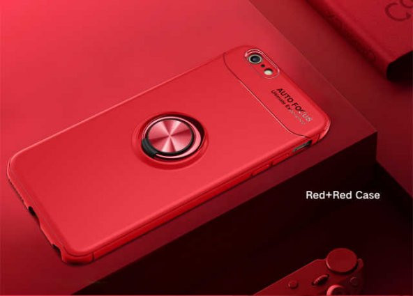 Apple iPhone 6 Plus Kılıf Ravel Silikon Kapak - Kırmızı