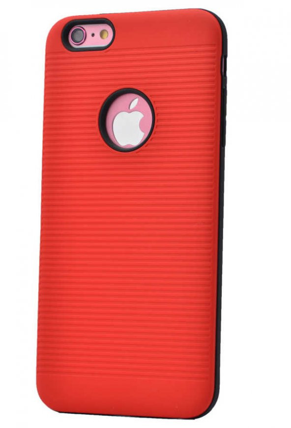 Apple iPhone 6 Plus Kılıf Youyou Silikon Kapak - Kırmızı