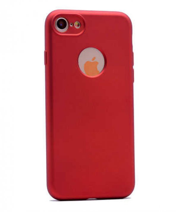 Apple iPhone 7 Kılıf 360 Silikon Kılıf - Kırmızı