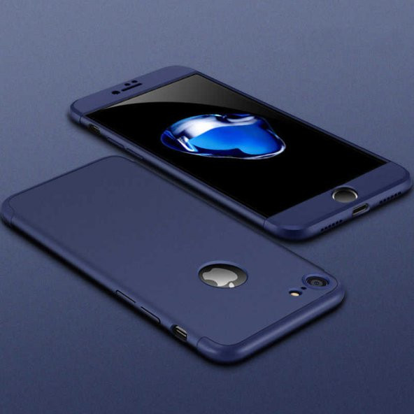 Apple iPhone 7 Kılıf Ays Kapak - Mavi