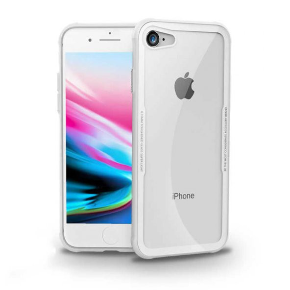 Apple iPhone 7 Kılıf Craft Arka Kapak - Beyaz