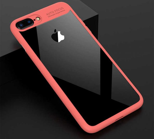 Apple iPhone 7 Plus Kılıf Buttom Kapak - Kırmızı