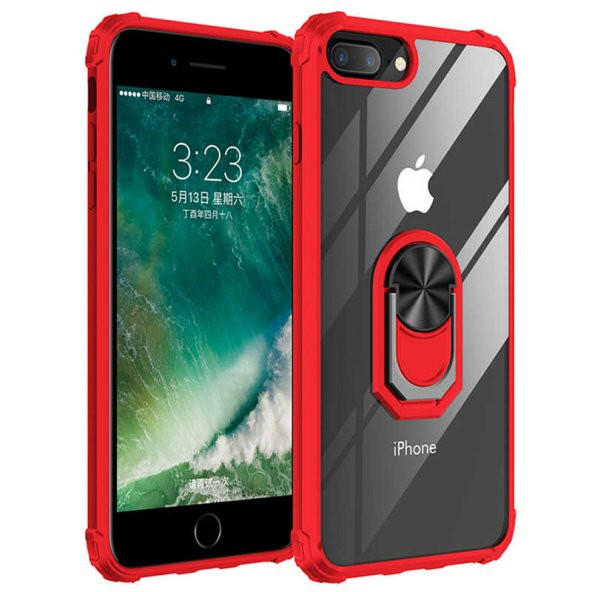 Apple iPhone 7 Plus Kılıf Mola Kapak - Kırmızı