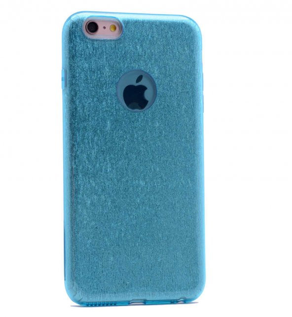Apple iPhone 7 Plus Kılıf Shining Silikon - Mavi