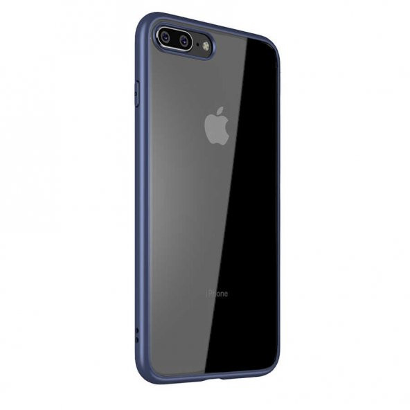 Apple iPhone 8 Plus Kılıf Hom Silikon - Lacivert