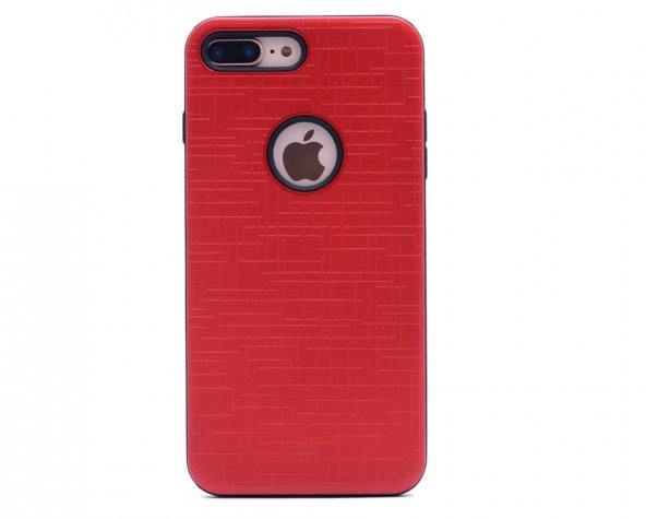 Apple iPhone 8 Plus Kılıf New Youyou Silikon Kapak - Kırmızı